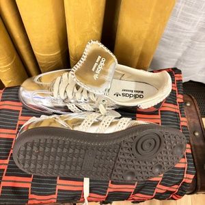 Adidas Samba Wales Bonner - Silver Metallic Size 8.5